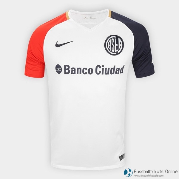 San Lorenzo de Almagro Trikot Auswarts 2018-19 Weiß Fussballtrikots Günstig